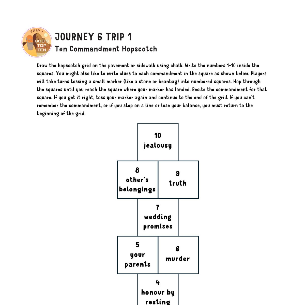 Trip 1 - Ten C Hopscotch