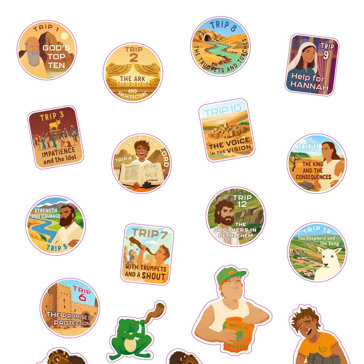 Printable Travel Stamps